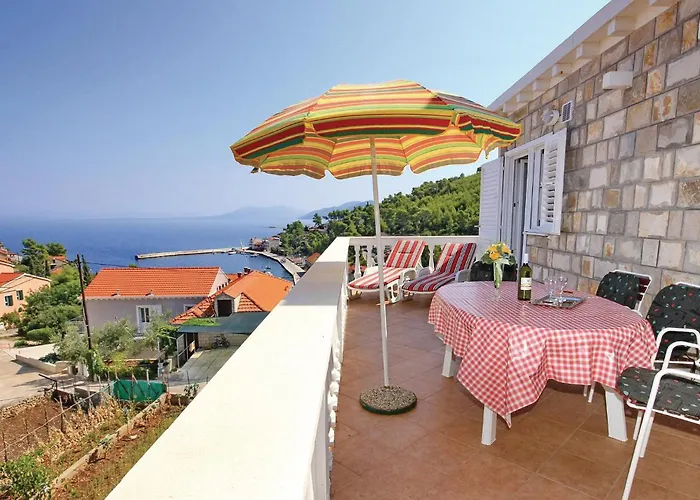 Nice Apartment In Blato With House Sea View